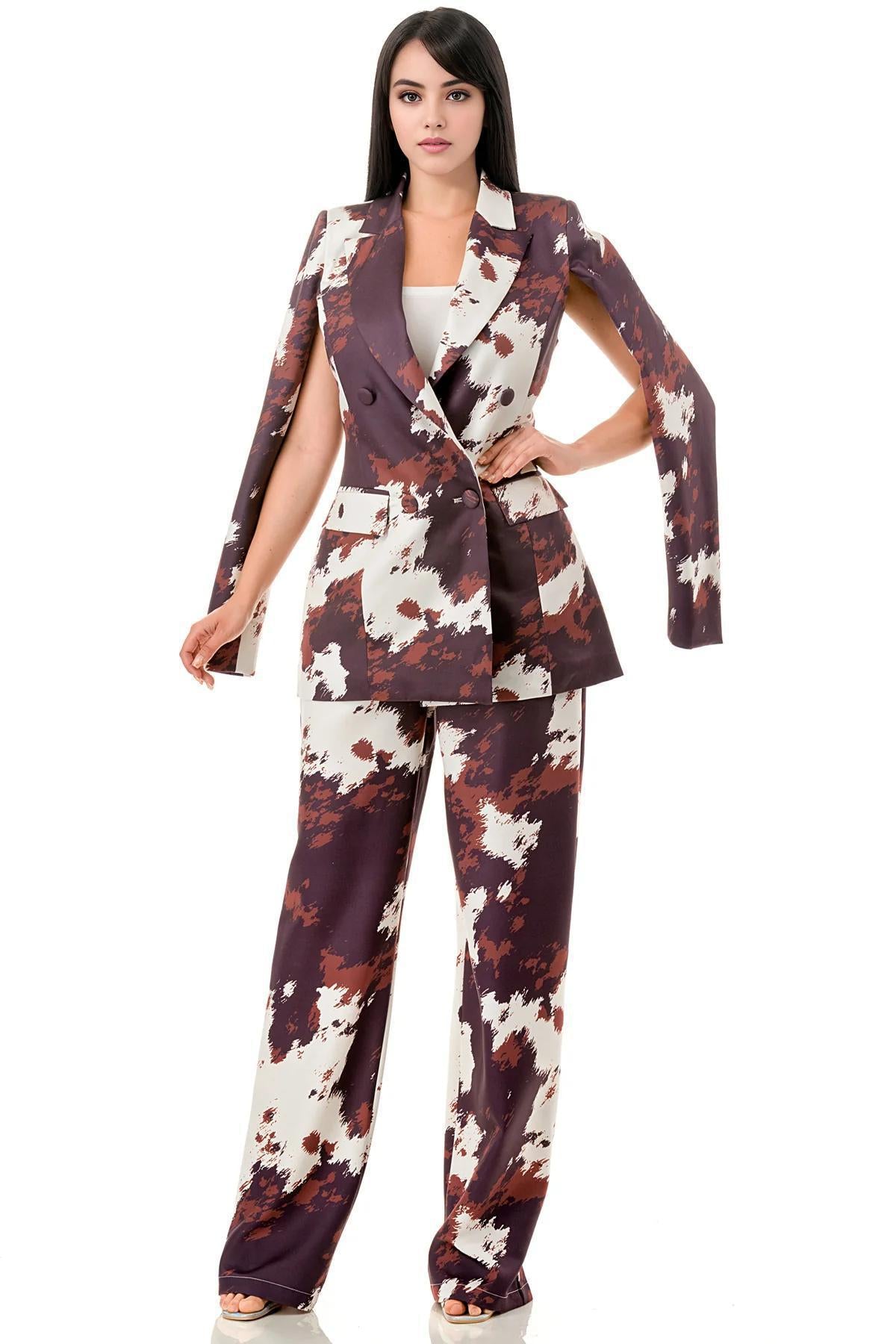 BLAZER &PANTS SET