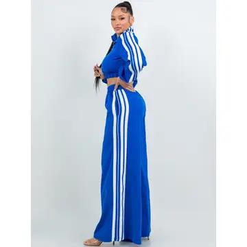 WIDE LEG TRACK SUIT
