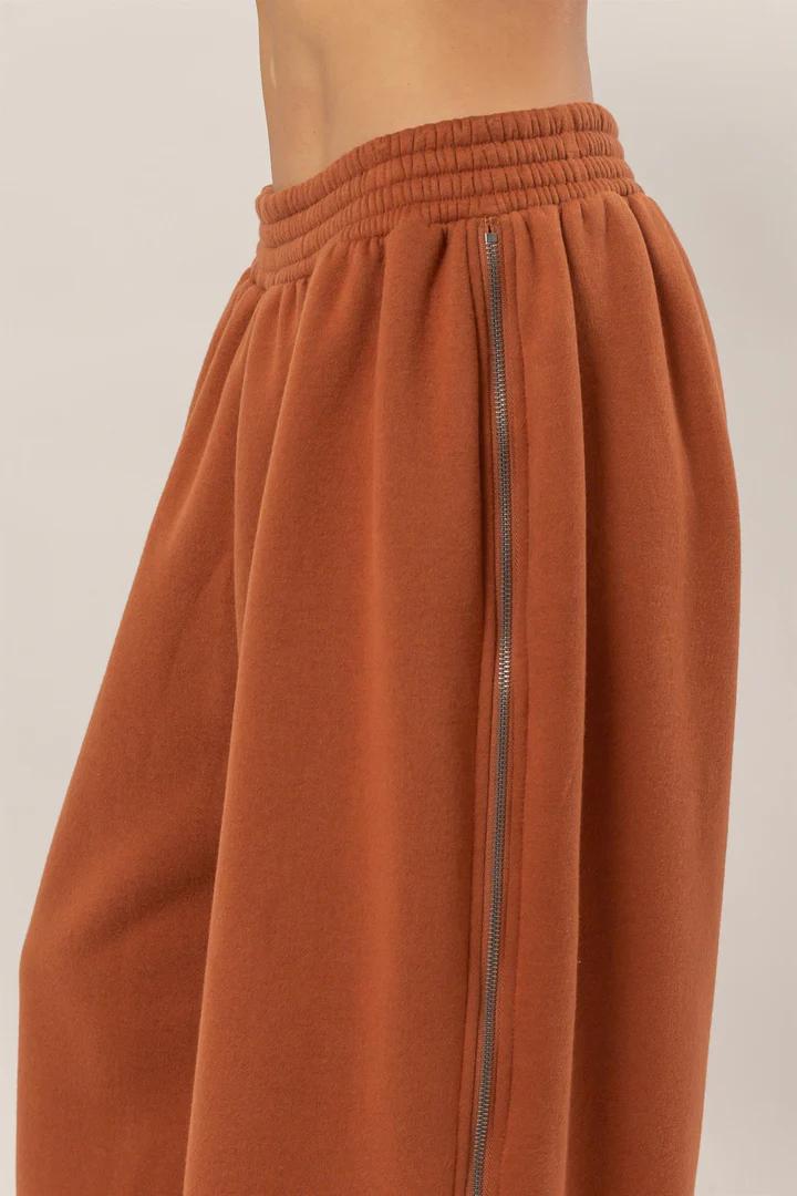 CInnamon Zipper Pant Jogger Set