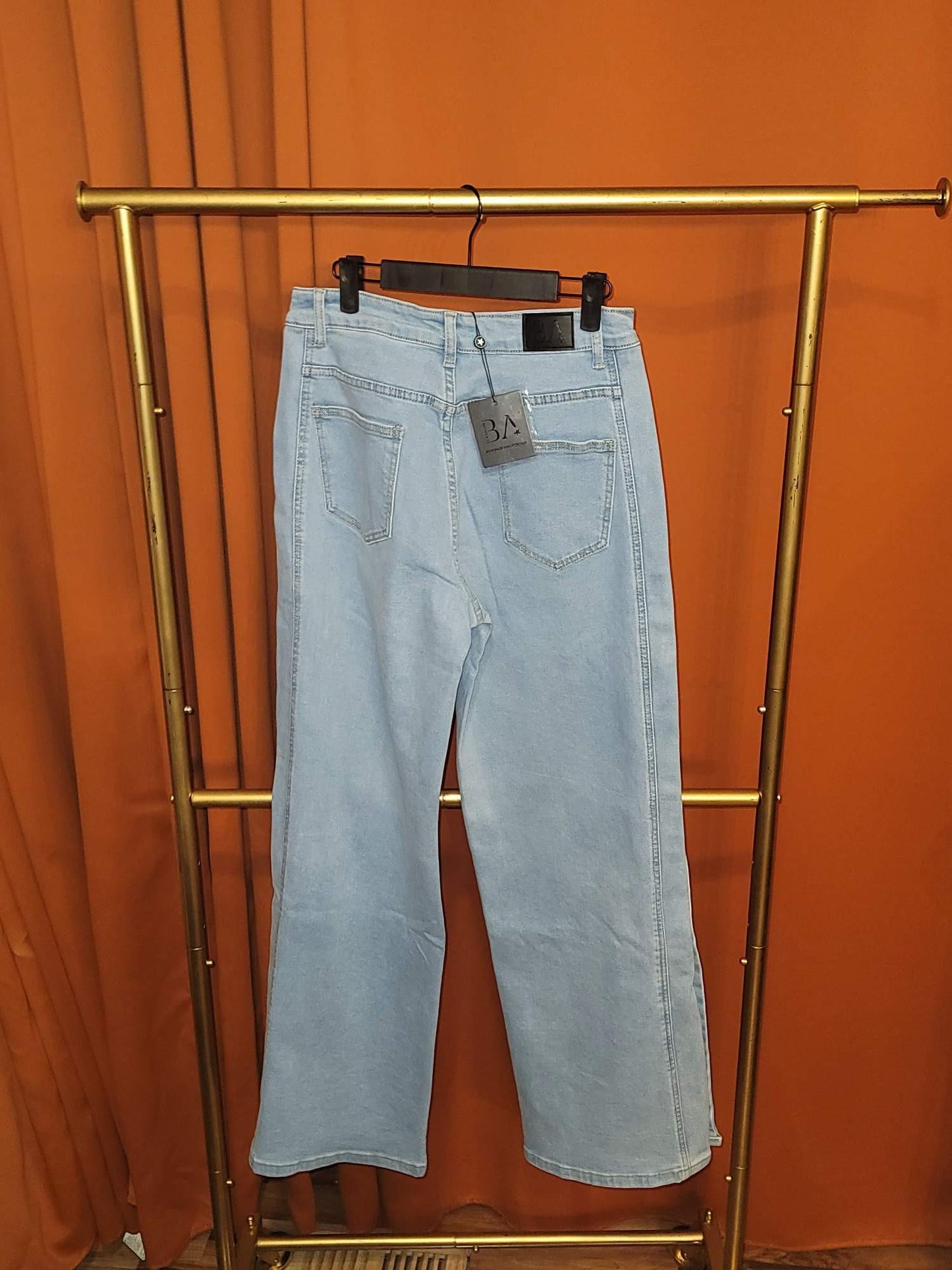 Embellished High Rise Jeans