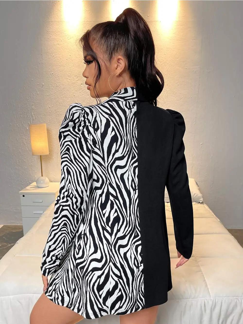 WILD SIDE ZEBRA BLAZER
