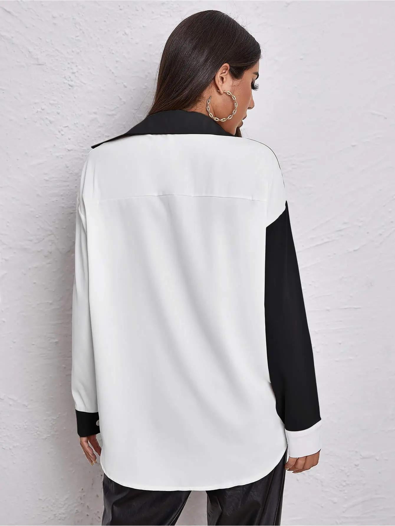 DROP SHOULDER BLOUSE