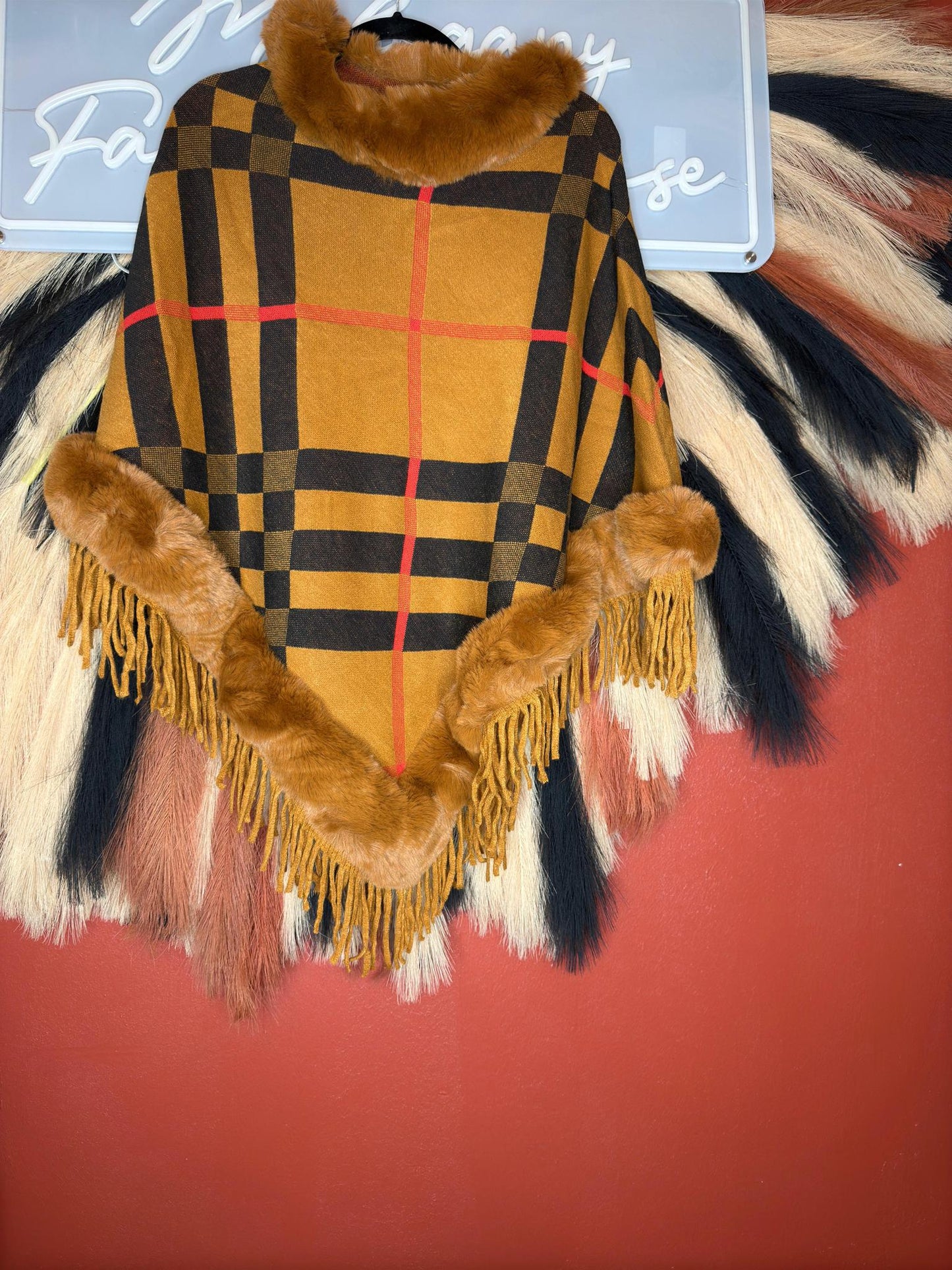 Stripped Poncho