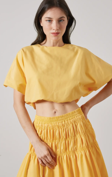 The Daisy Puff Crop Top