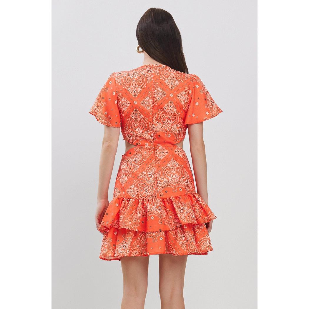 Bandana Print Dress