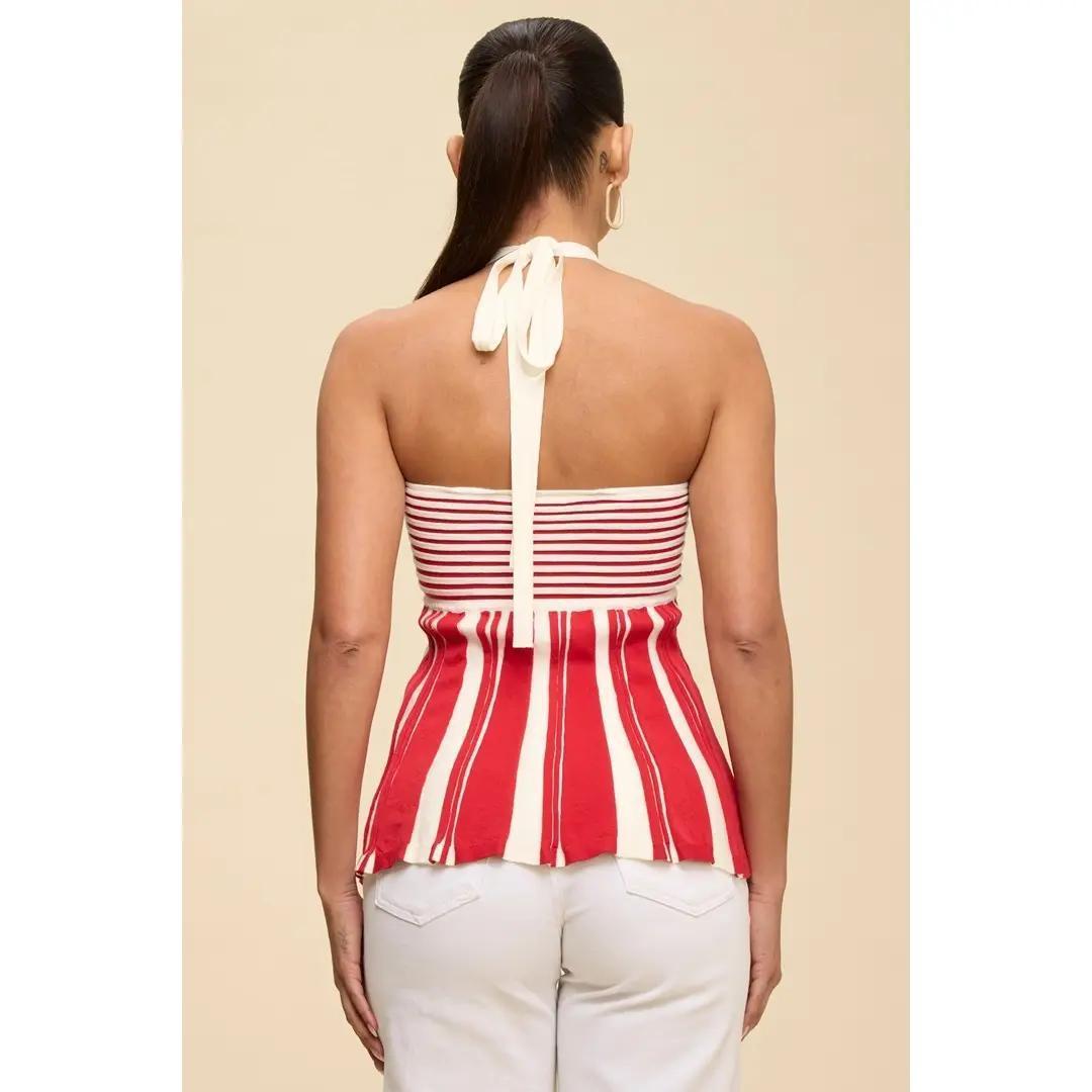 Cherry Crush Goddess Halter