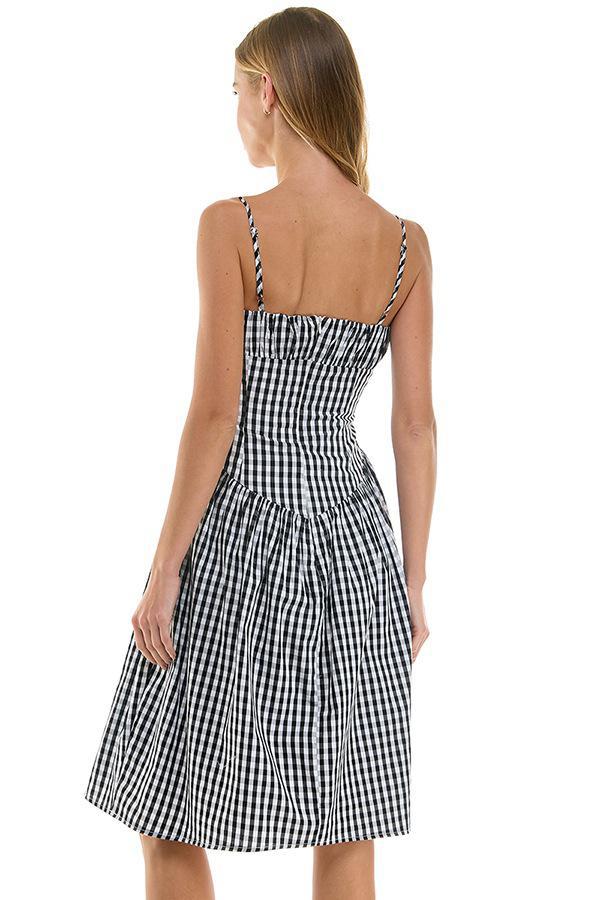 Black Gingham Dress