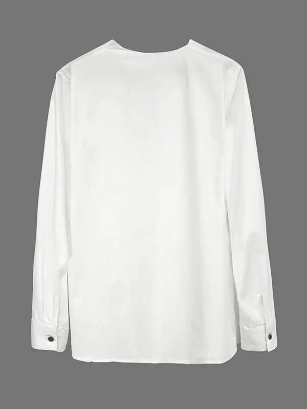 ASYM WHITE SHIRT