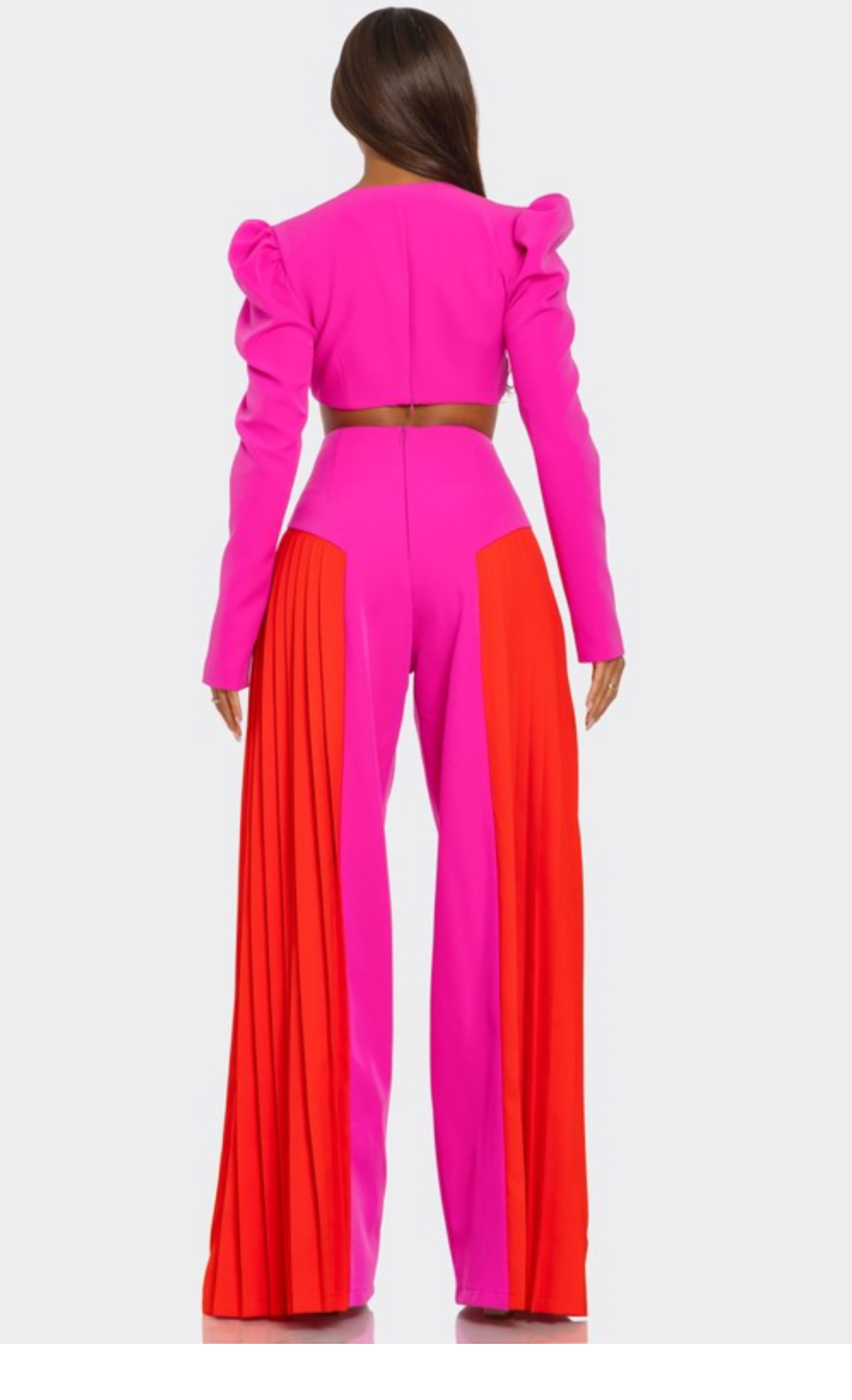 Pink/Red Jumpsuit