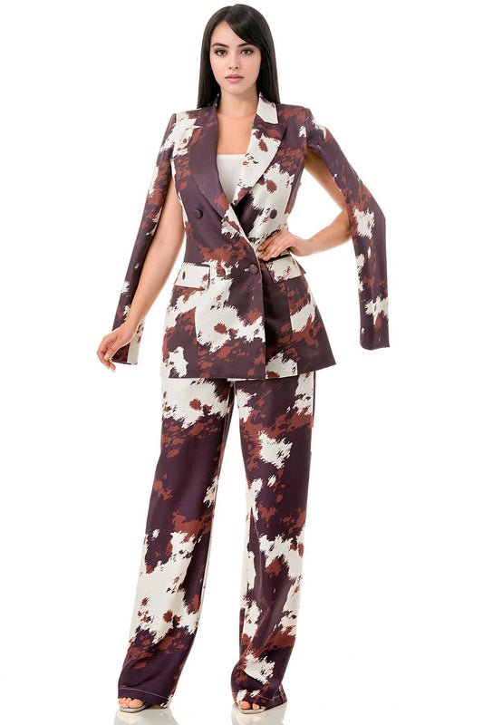 BLAZER &PANTS SET