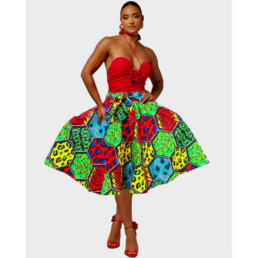 MULTI-COLORED SKIRT
