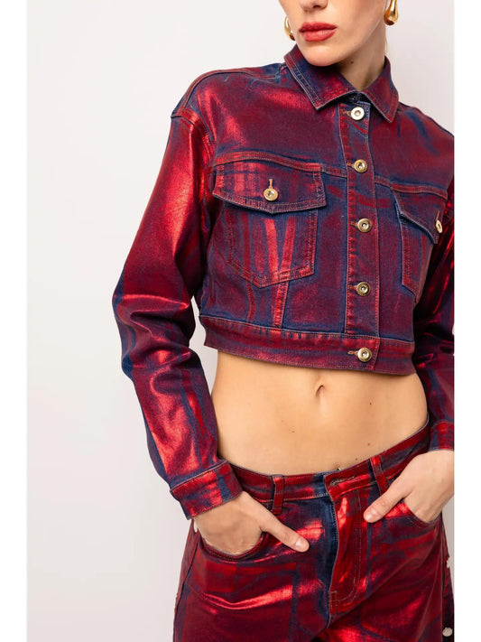 Crimson Chrome Jacket
