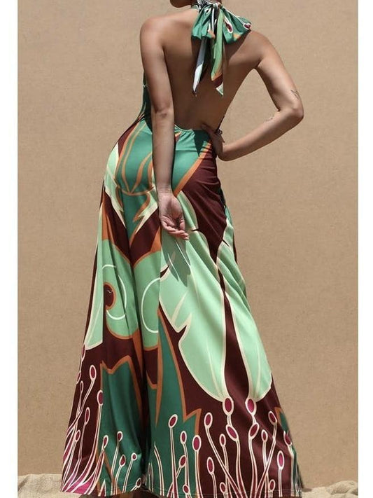 Heritage Print Maxi Dress