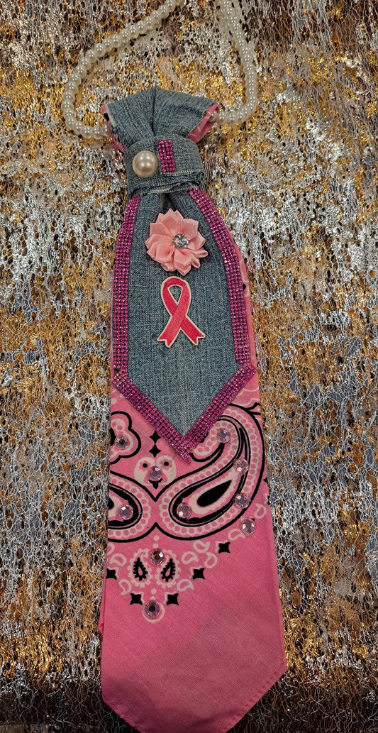 CUSTOM TIE BREAST CANCER