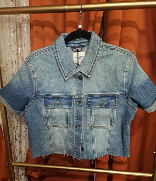 CROP DENIM JACKET