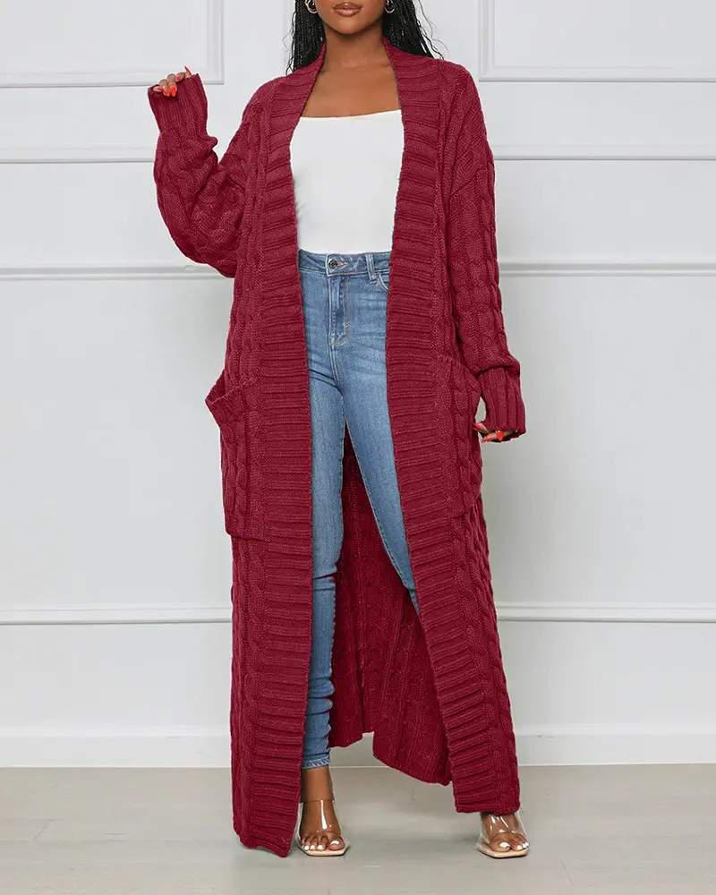 WINE COZY CARDIGAN
