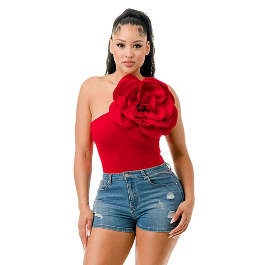 Red Flower Top
