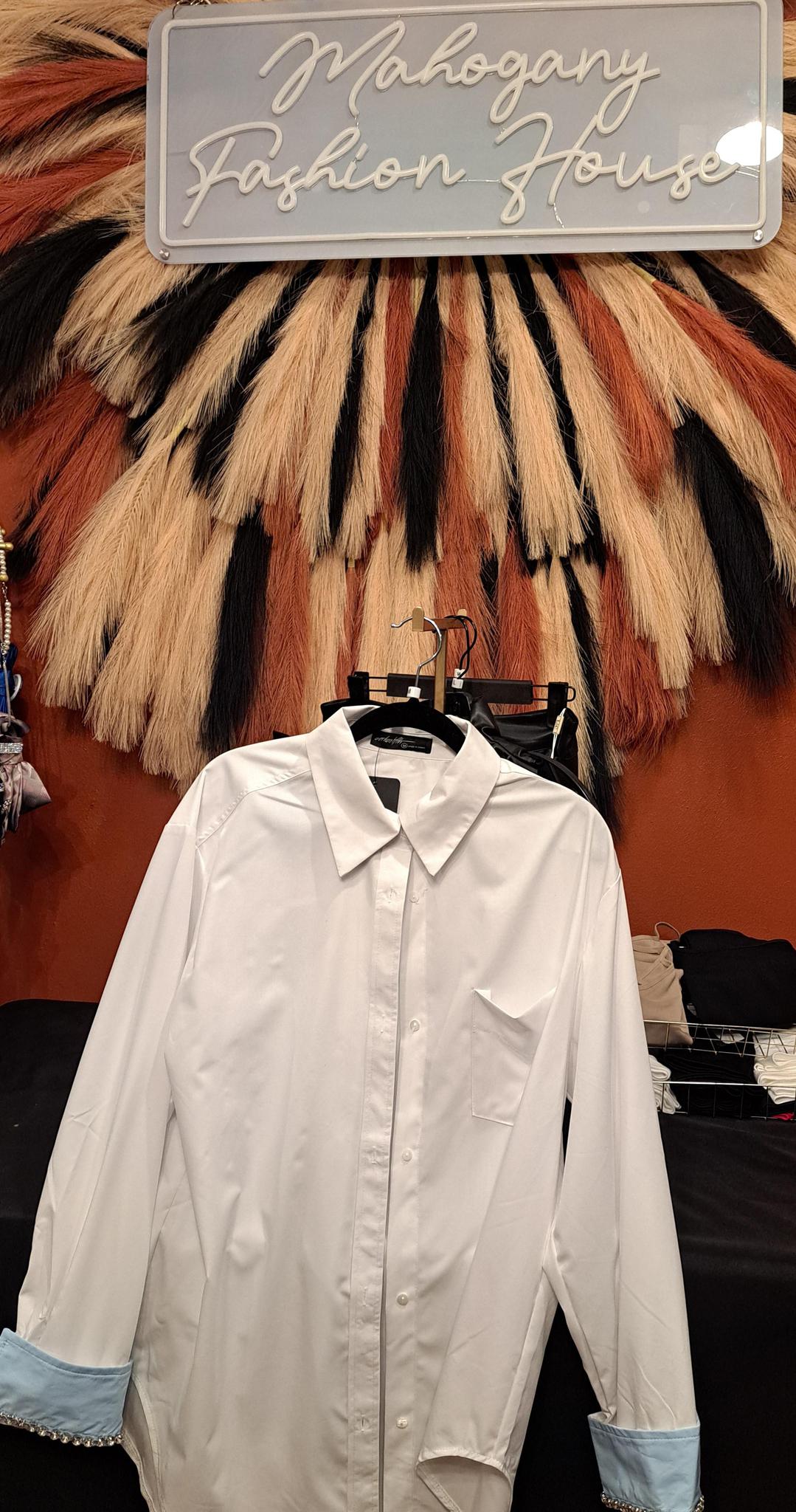 Taylored Rhinestone Cuff Top