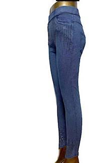DENIM SPARKLE JEGGINGS (NAVY)