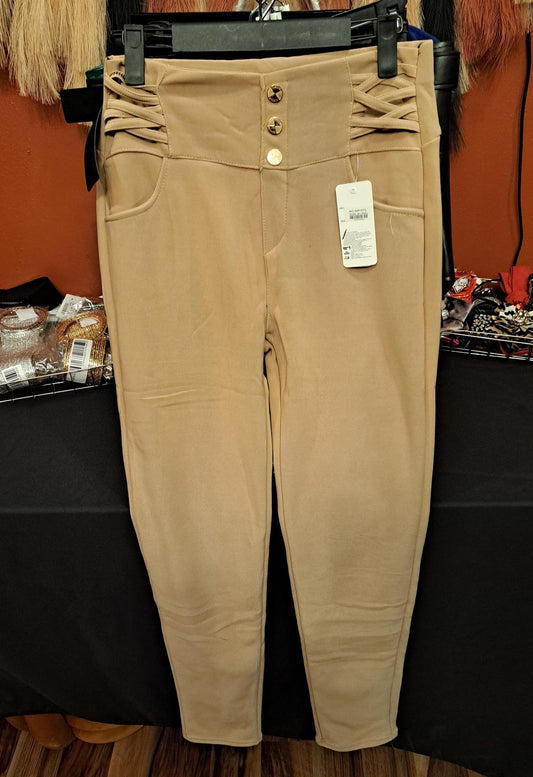 Beige Jeggings