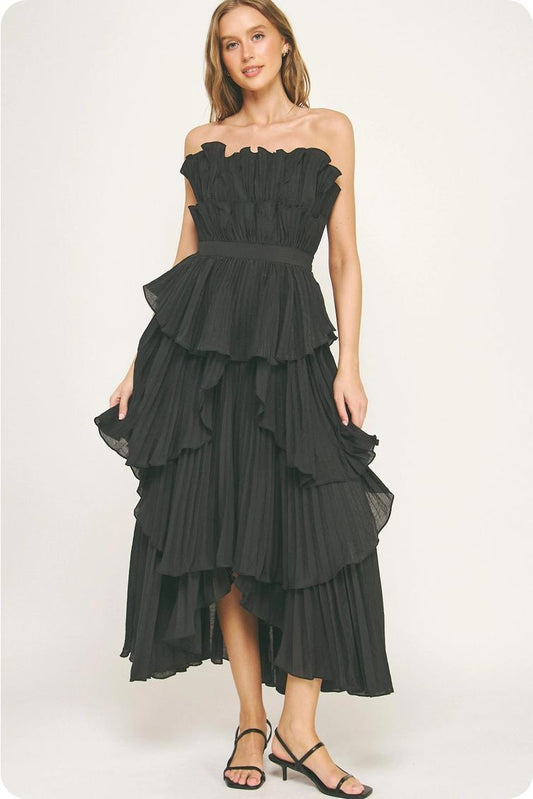 Layered Ruffle Dress