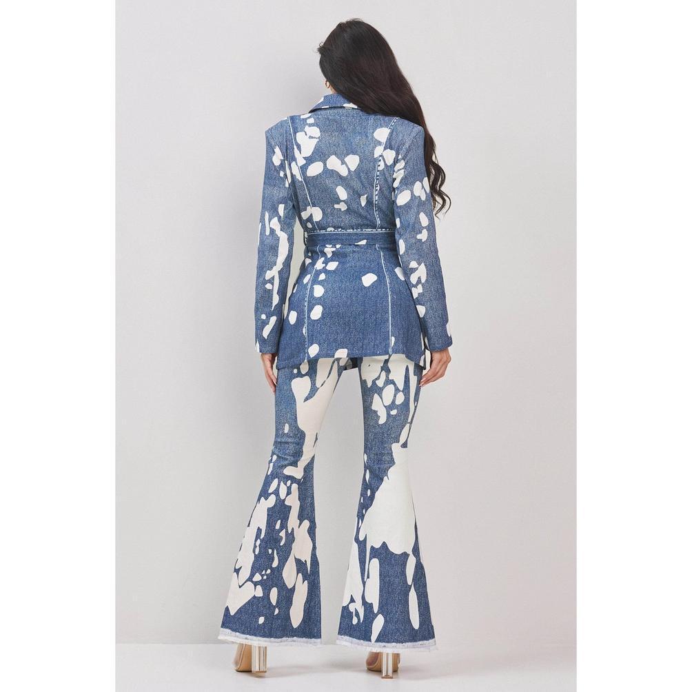 Denim Blazer Suit