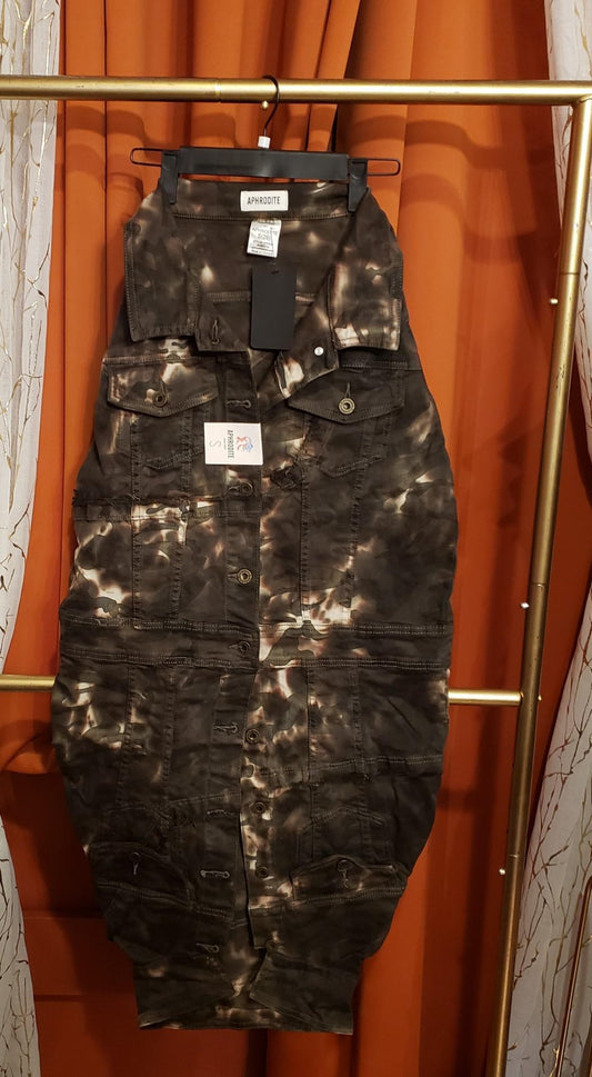 CAMO SHIRT SKIRT