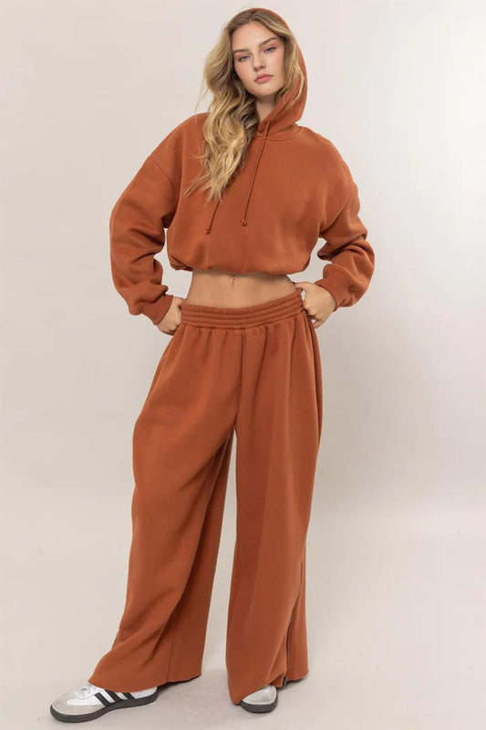 CInnamon Zipper Pant Jogger Set