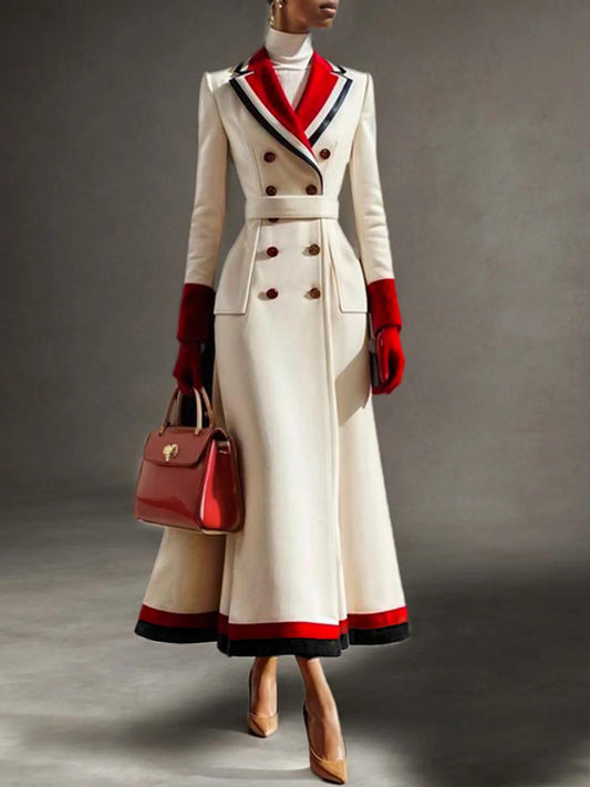 CREAM/RED COAT