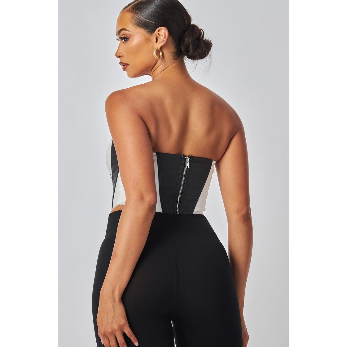 Runway Contrast Bustier