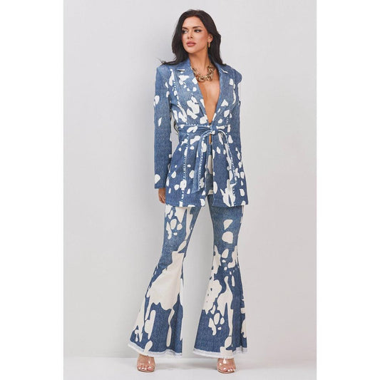 Denim Blazer Suit