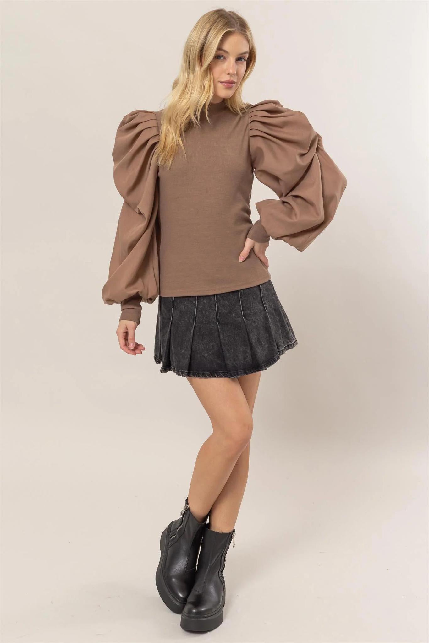Mocha Knit Top
