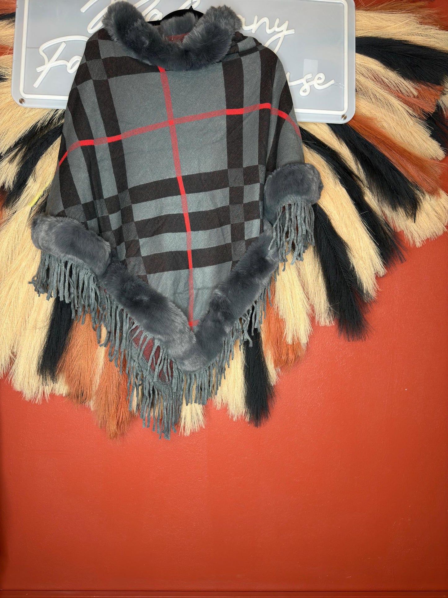 Stripped  Poncho