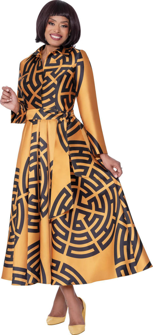 GOLDEN MAZE DRESS