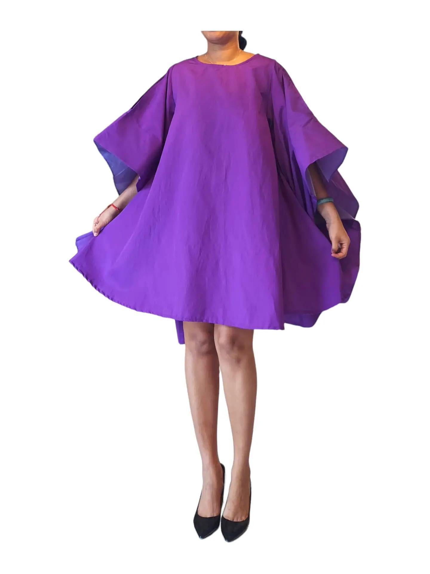 PURPLE WINGED DRESS