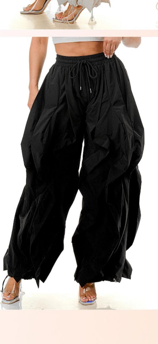 Ruffle Leg Joggers