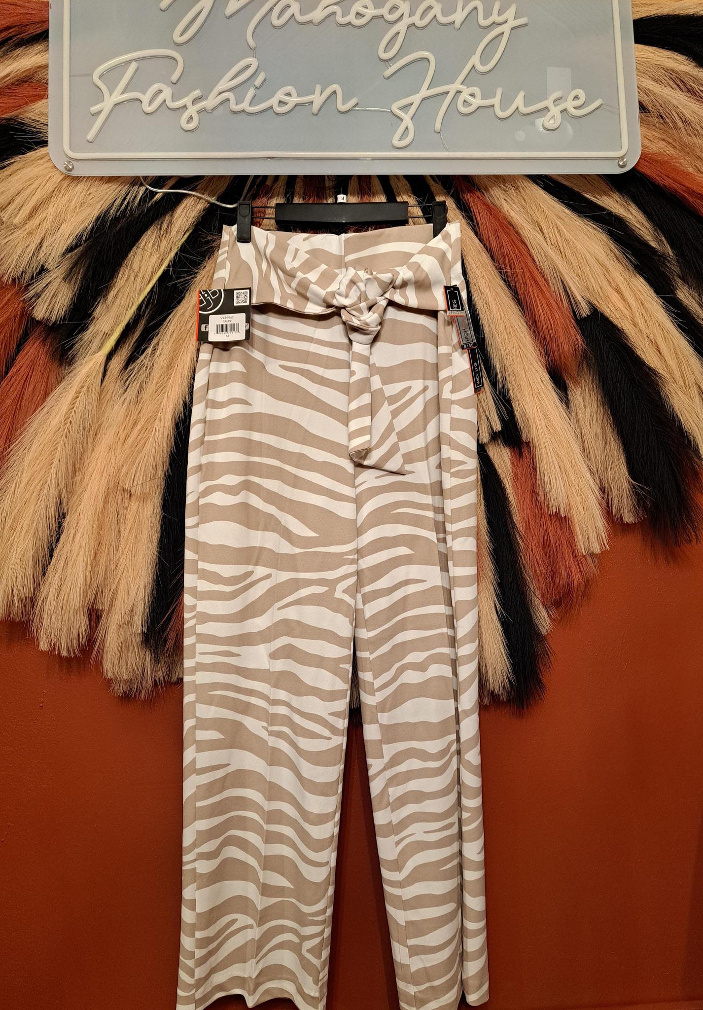ZEBRA PRINT PANTS