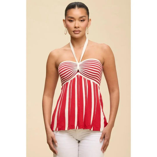 Cherry Crush Goddess Halter