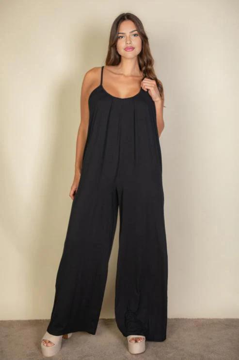 SPAGHETTI STRAP JUMPSUIT