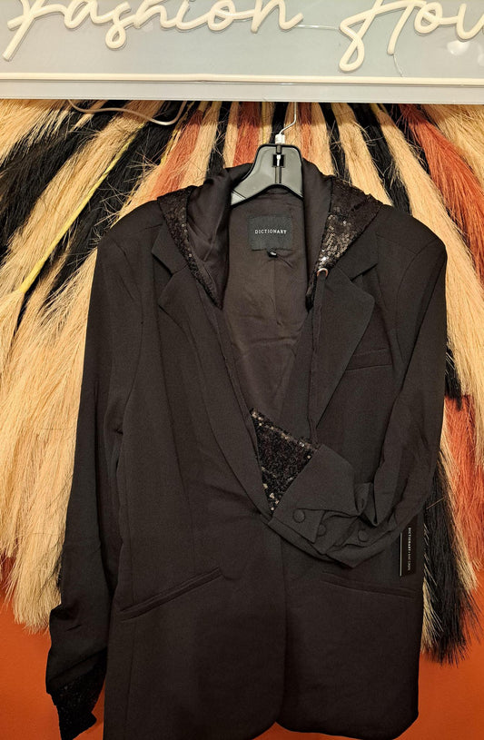 SEQUENCE HOODED BLAZER